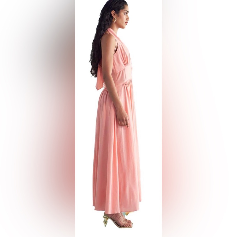 NWT Cult Gaia Ozia Linen Blend Dress - Picture 2 of 7